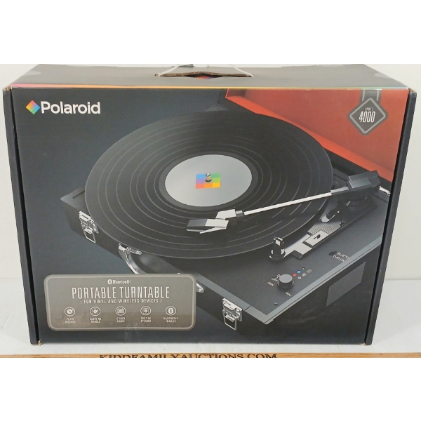 POLAROID BLUETOOTH PORTABLE TURNTABLE