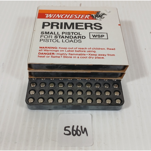 PRIMERS: 300X WINCHESTER NO. WSP SMALL PISTOL PRIMERS