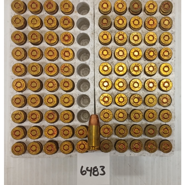 AMMO: 93X WINCHESTER 9MM LUGER - COPPER PLATED FN