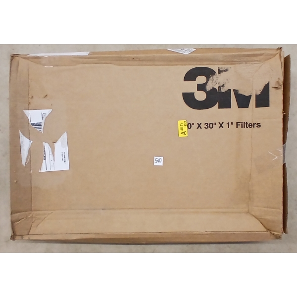 LOT OF 4 - 3M FURNACE FILTERS