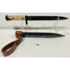 Image 4 : POLISH SVT-40 BAYONET W/ SCABBARD & FROG