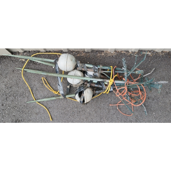 LOT OF 4 - LIGHTNING RODS