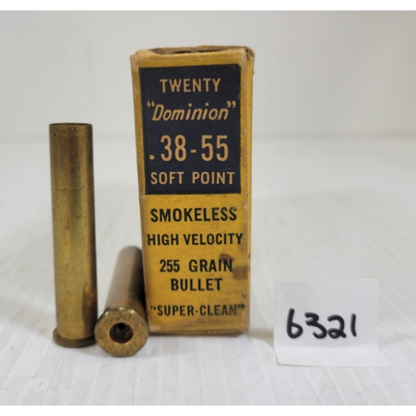 BRASS: 20X CIL DOMINION .38-55