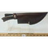 Image 4 : FIXED BLADE KNIFE W/ LEATHER SHEATH