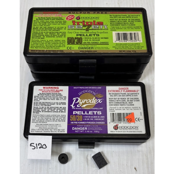 POWDER: APPROX 210 X HODGDON .50 CALL POWDER PELLETS