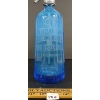 Image 2 : CA ADAMS BOTTLING WORKS - BLUE PYRAMID FLUTED ACID-ETCHED - SELTZER BOTTLE