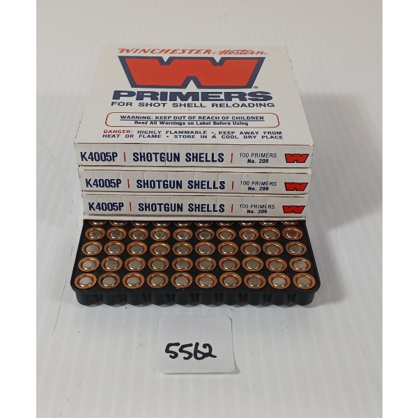 PRIMERS: APPROX 400X WINCHESTER NO. W209 SHOTSHELL PRIMERS
