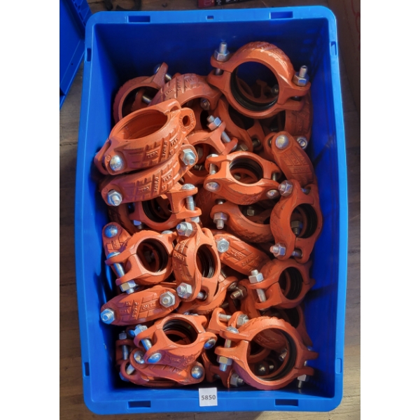 QTY OF ZERO FLEX 2-60.3 & 3/88.9 COUPLINGS 