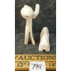 Image 3 : LOT OF 2 - TRANSFORMATIVE FIGURES BY UNKNOWN ARTIST - ANTLER