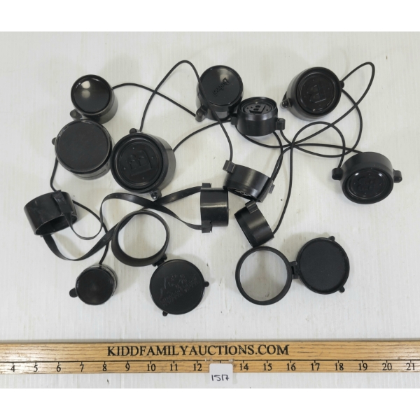 LOT OF 8 - MISC SCOPE CAPS