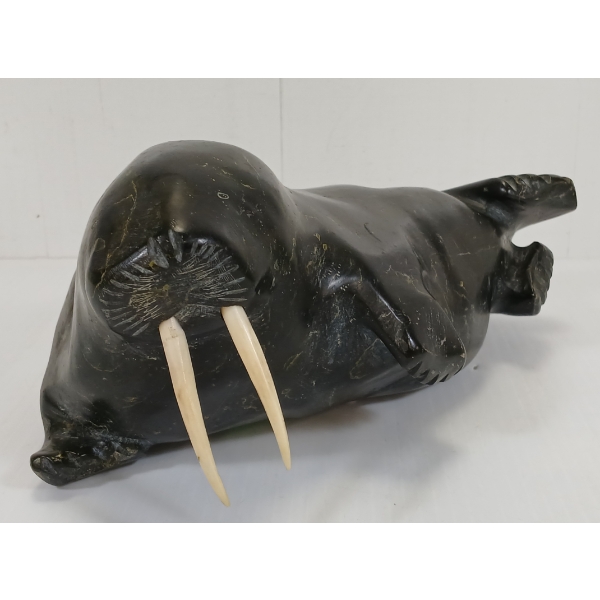 WALRUS BY ELAIJA ISAAC (PRS CDN ARTIST) - STONE & BONE