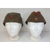 Image 2 : LOT OF 2 - SOVIET RUSSIAN FIELD CAPS