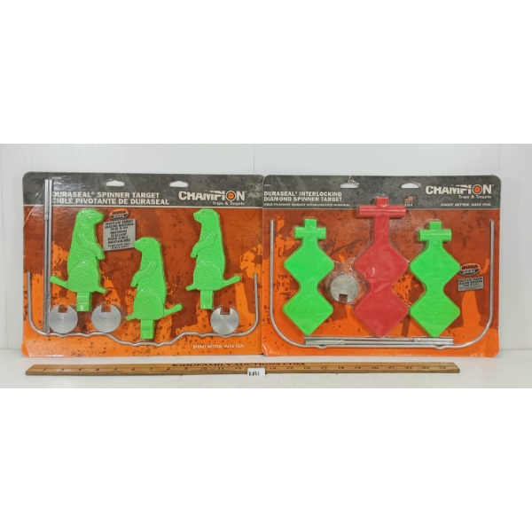 LOT OF 2 - CHAMPION DURASEAL SPINNING TARGETS