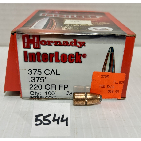 BULLETS: 77X .375 CAL 220GR. 