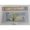 Image 1 : 2006 CDN $5 BANKNOTE - BCS GRADED - 4 DIGIT RADAR