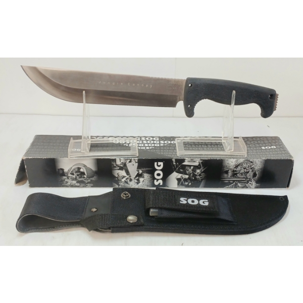 SOG JUNGLE CANOPY KNIFE W/ SHEATH