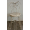 Image 2 : PAINTED WROUGHT IRON PARLOR CHAIR