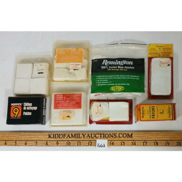 QTY OF COTTON CLEANING PATCHES