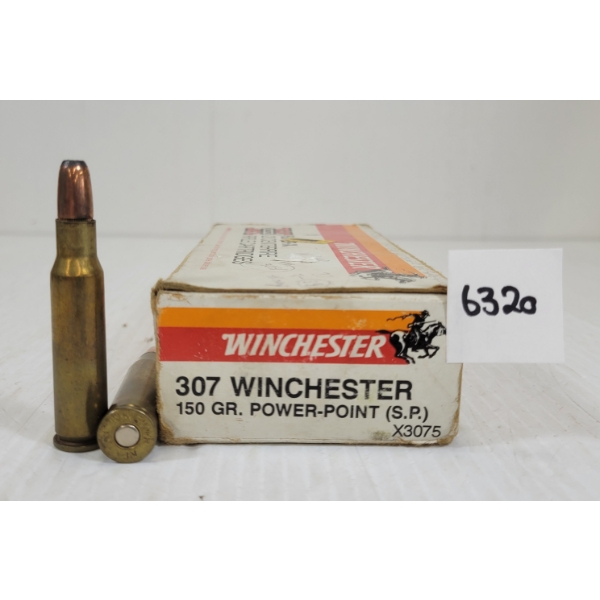 AMMO: 17X WINCHESTER .307 WIN - 150GR - PPSP
