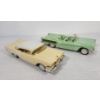 Image 2 : LOT OF 2 - UNMARKED PLASTIC FRICTION CARS - INCL 1958 PONTIAC