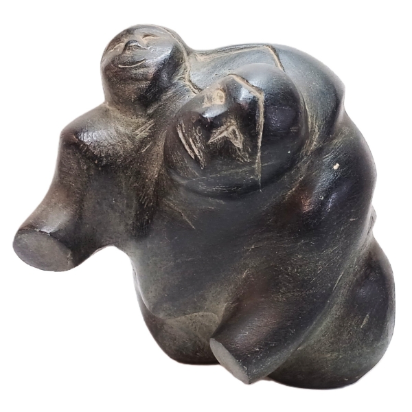 MOTHER & CHILD - SIGNED - STONE
