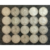 Image 2 : LOT OF 20 - 1919-1968 CDN 25 CENT COINS