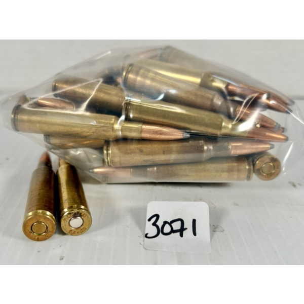 AMMO: APPROX 45X 6.5X55 MM SWEDE - SP RELOADS