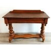 Image 2 : TRESTLE TABLE W/ DRAWER - PINE - C.LATE 19TH CENTURY
