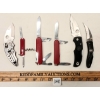 Image 2 : LOT OF 6 - SWISS ARMY FOLDING KNIVES, SPYDERCO TOOL & S&W CUTTING HORSE KNIFE