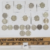 Image 2 : LOT OF 21 - CDN 25 CENT SILVER PCS - INCL 1961 & 1967, ETC.
