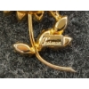Image 4 : LOT OF 2 - SHERMAN RHINESTONE SUNFLOWER BROOCH & CLIP ON EARRINGS