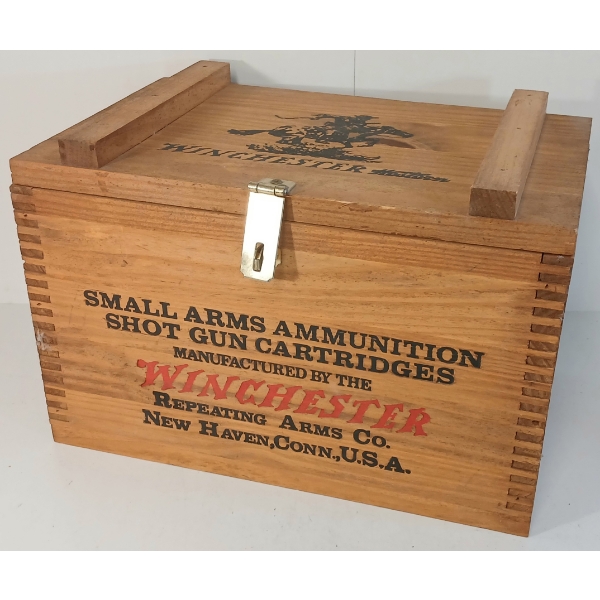 WINCHESTER SMALL ARMS AMMO DOVE-TAILED CHEST