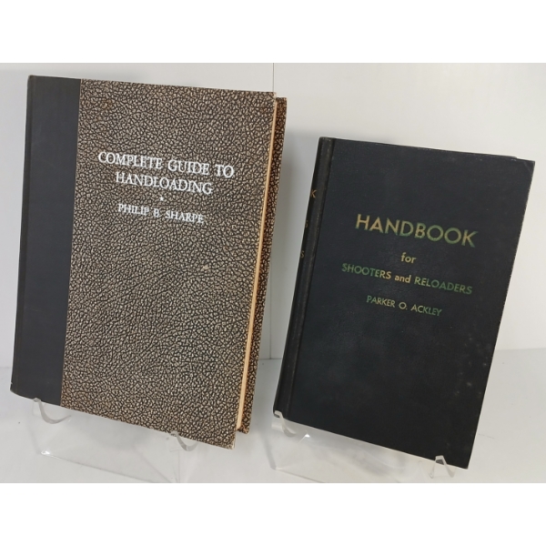 LOT OF 2 - "HANDBOOK FOR SHOOTERS & RELOADERS" & "COMPLETE GUIDE TO HANDLOADING"
