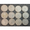 Image 2 : LOT OF 12 - 1940-1966 CDN 10 CENT COINS