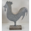 Image 3 : FOLK ART METAL ROOSTER SCULPTURE