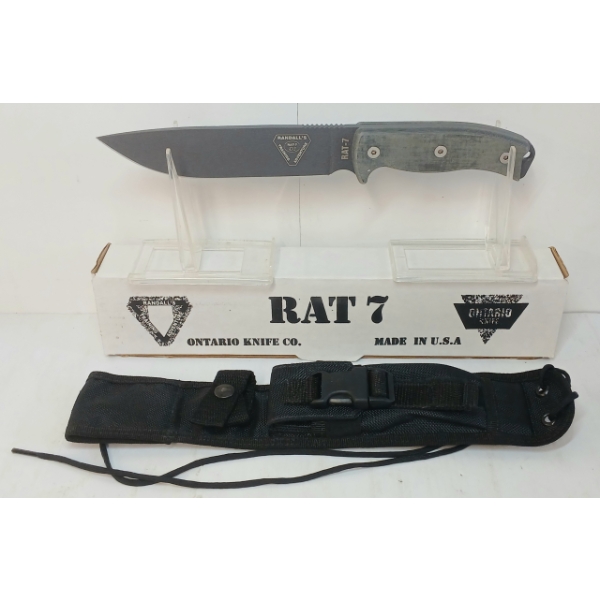 ONTARIO RAT 7 KNIFE W/ SHEATH