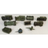 Image 6 : LOT OF 10 - DINKY TOYS DIECAST MILITARY MODELS - TANK, TRAILERS, AMBULANCE, ETC