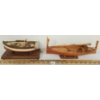 Image 2 : LOT OF 2 - MALTA VIKING LONGBOAT & ROWBOAT MODELS W/ STANDS