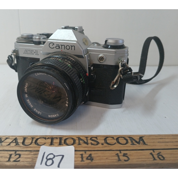 CANON AE-1 35MM SLR FILM CAMERA