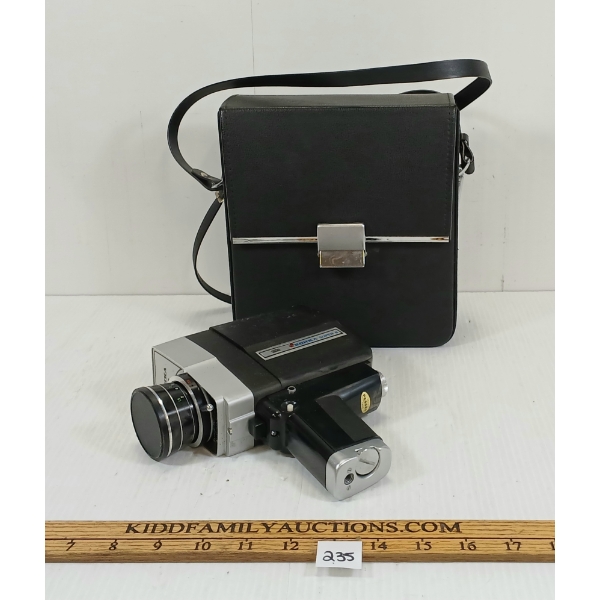 KOHKA MODEL 303 SUPER 8 8MM MOVIE CAMERA W/ CASE