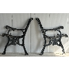 Image 2 : PAIR OF CAST IRON BENCH ENDS
