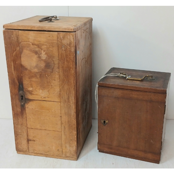 LOT OF 2 - SCIENTIFIC INSTRUMENT CASES