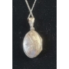 Image 3 : LOT OF 2 - STERLING SILVER PHOTO LOCKET NECKLACE & JOHN L. DENMARK FLORAL BRACELET W/ LINK