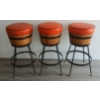 Image 4 : LOT OF 3 - KEG KRAFT CREATIONS SWIVEL BAR STOOLS
