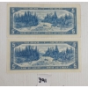Image 2 : LOT OF 2 - 1954 CDN $5 BANKNOTES