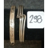Image 1 : LOT OF 2 - STERLING SILVER BANGLES