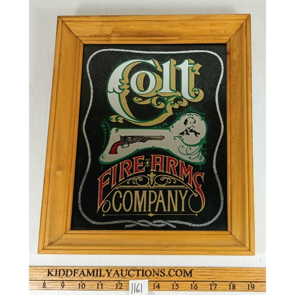 COLT FIREARMS CO. MIRROR SIGN