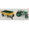 Image 3 : SCHYLLING TIN WINDUP TRACTOR & TRAILER