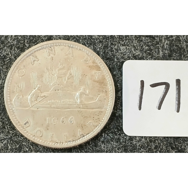 1966 CDN DOLLAR COIN