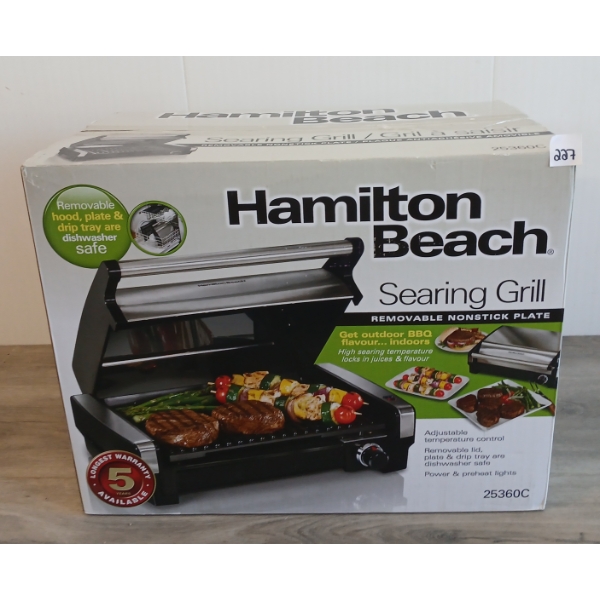 HAMILTON BEACH SEARING GRILL 